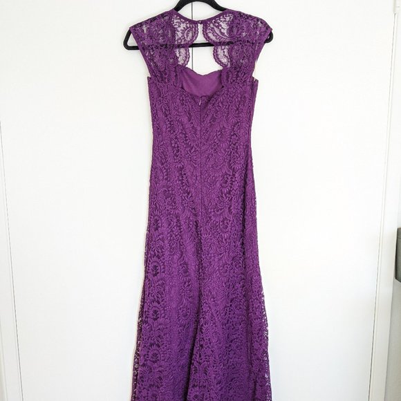 Purple lace formal maxi dress from Modcloth - Picture 2 of 6